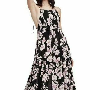 Free People Garden Party Maxi Dress SZ S Black